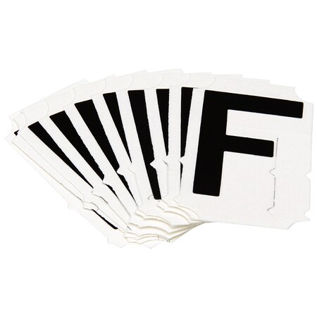 LetterLabel, Polyester, 2inH, 1-1/2inW, PK10 MPN:5050P-F