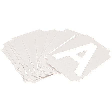 LetterLabel, Polyester, 2inH, 2inW, PK10 MPN:5080P-A