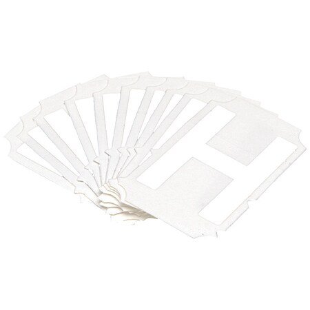 LetterLabel, Polyester, 2inH, 1-5/8inW, PK10 MPN:5080P-H