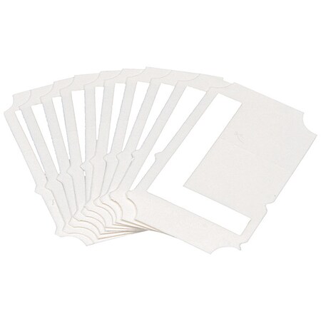 LetterLabel, Polyester, 2inH, 1-1/2inW, PK10 MPN:5080P-L
