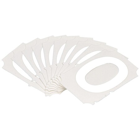 LetterLabel, Polyester, 2inH, 1-3/4inW, PK10 MPN:5080P-O
