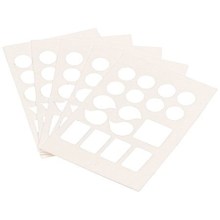 PunctuationLabelSet, 2inH, 1-7/8inW, PK10 MPN:5080P-PUN