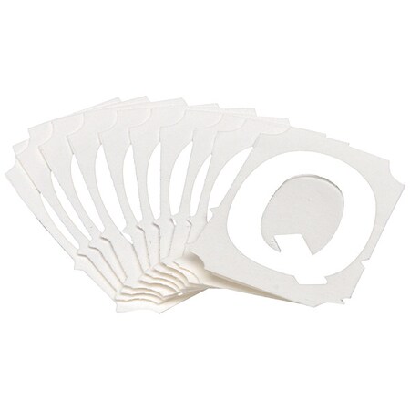 LetterLabel, Polyester, 2inH, 1-5/8inW, PK10 MPN:5080P-Q