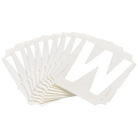 LetterLabel, Polyester, 2inH, 2inW, PK10 MPN:5080P-W