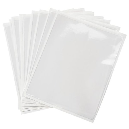 Shop Envelope, Vinyl, 11 1/2 in H x 9 in W, Clear, 10 PK MPN:50961