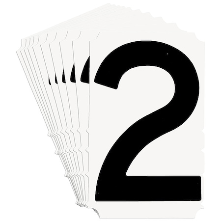 NumberLabel, 3-3/4inH, 2-1/4inW, PK10 MPN:5100P-2
