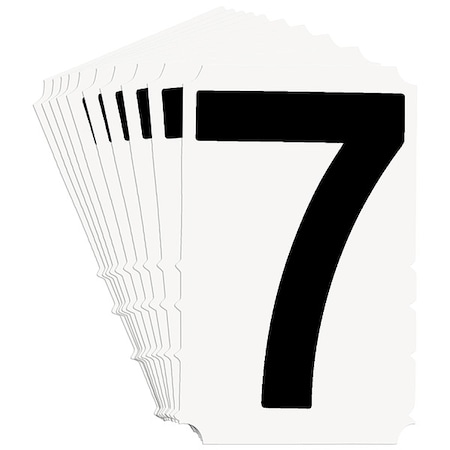 NumberLabel, 3-3/4inH, 2-1/4inW, PK10 MPN:5100P-7