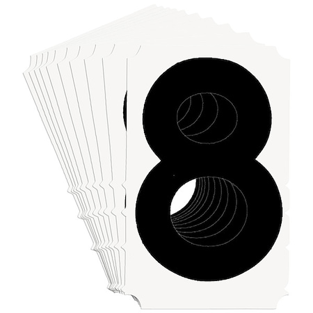 NumberLabel, 3-3/4inH, 2-1/4inW, PK10 MPN:5100P-8