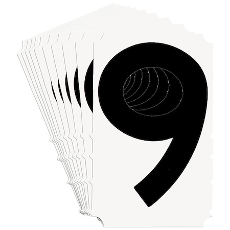 NumberLabel, 3-3/4inH, 2-1/4inW, PK10 MPN:5100P-9