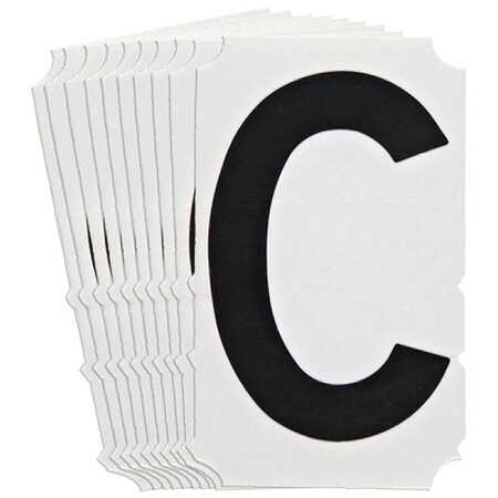 LetterLabel, 3-3/4inH, 2-1/4inW, PK10 MPN:5100P-C