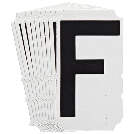 LetterLabel, 3-3/4inH, 2-1/8inW, PK10 MPN:5100P-F