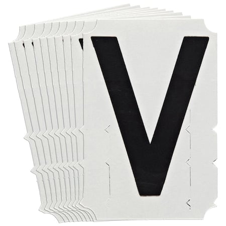 LetterLabel, 3-3/4inH, 2-1/2inW, PK10 MPN:5100P-V