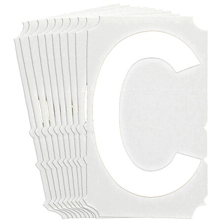 LetterLabel, Polyester, 3inH, 2-1/4inW, PK10 MPN:5130P-C