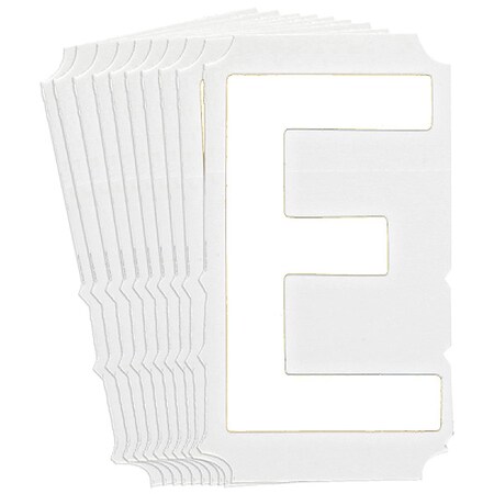 LetterLabel, Polyester, 3inH, 2-1/8inW, PK10 MPN:5130P-E