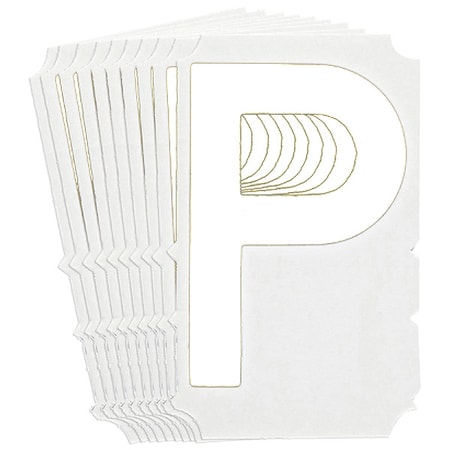 LetterLabel, Polyester, 3inH, 2-1/4inW, PK10 MPN:5130P-P