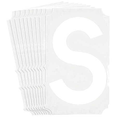 LetterLabel, Polyester, 3inH, 2-1/4inW, PK10 MPN:5130P-S