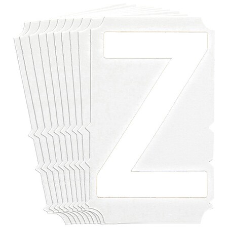 LetterLabel, Polyester, 3inH, 2-1/4inW, PK10 MPN:5130P-Z