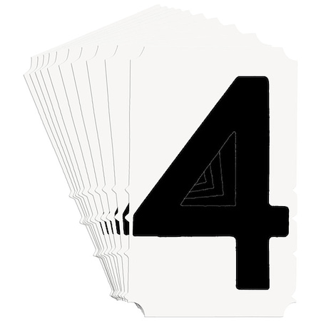 NumberLabel, 4-3/4inH, 3-1/4inW, PK10 MPN:5140P-4