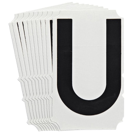 LetterLabel, Polyester, 4-3/4inH, 3inW, PK10 MPN:5140P-U
