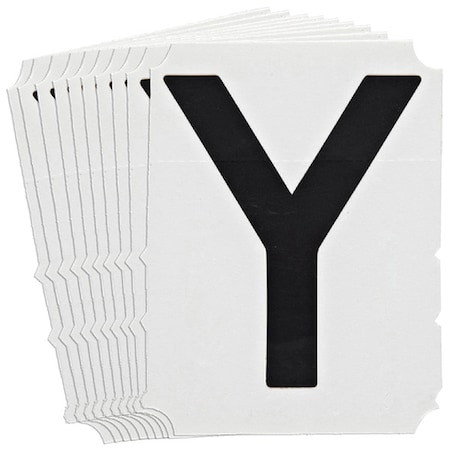 LetterLabel, 4-3/4inH, 3-5/8inW, PK10 MPN:5140P-Y
