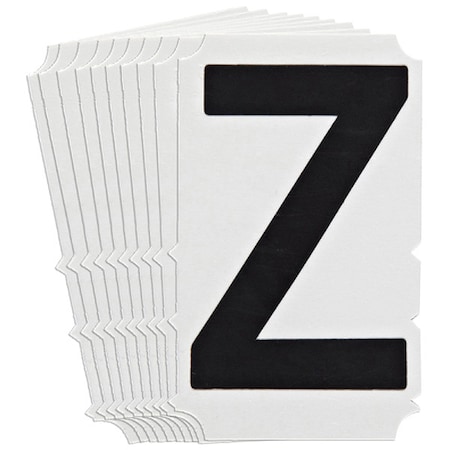 LetterLabel, Polyester, 4-3/4inH, 3inW, PK10 MPN:5140P-Z