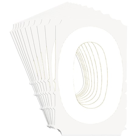 NumberLabel, Polyester, 4inH, 3-1/8inW, PK10 MPN:5170P-0