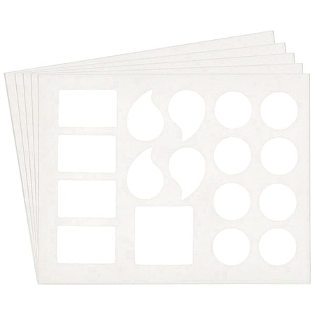 PunctuationLabelSet, 4inH, 3-3/8inW, PK10 MPN:5170P-PUN
