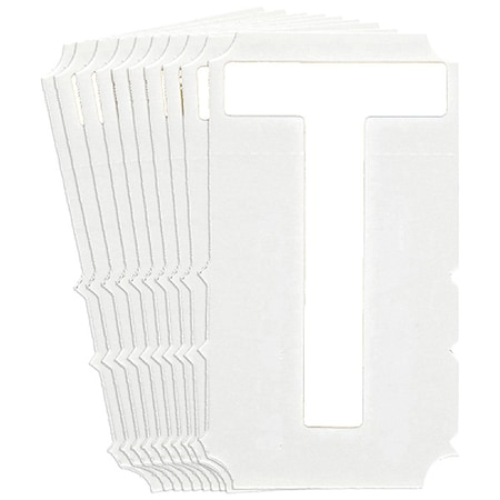 LetterLabel, Polyester, 4inH, 2-7/8inW, PK10 MPN:5170P-T