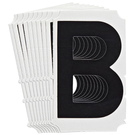 LetterLabel, 6-3/4inH, 4-3/8inW, PK10 MPN:5180P-B