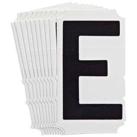 LetterLabel, Polyester, 6-3/4inH, 4inW, PK10 MPN:5180P-E