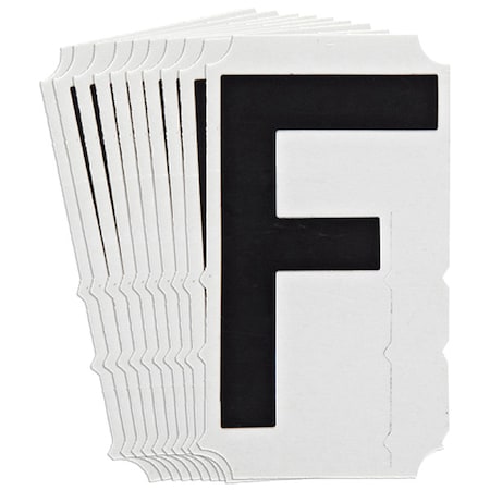 LetterLabel, Polyester, 6-3/4inH, 4inW, PK10 MPN:5180P-F