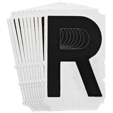 LetterLabel, 6-3/4inH, 4-3/8inW, PK10 MPN:5180P-R