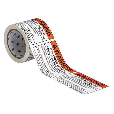 Arc Flash Protection Label, PK100, 52015 MPN:52015