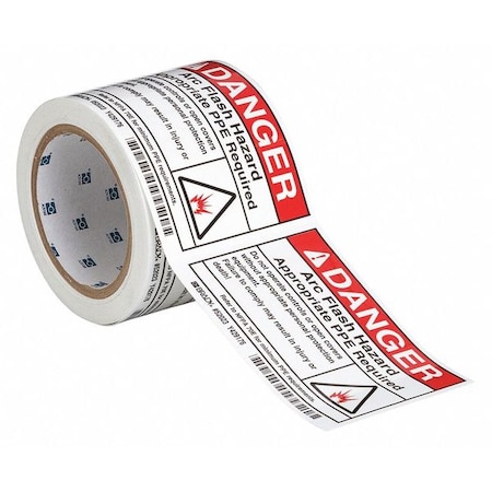 Arc Flash Protection Label, PK100, 52023 MPN:52023