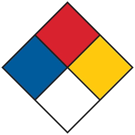 NFPA Sign, 5 in Height, 5 in Width, Diamond MPN:52177