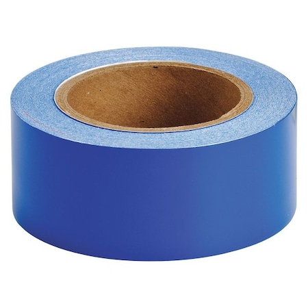 Pipe Marking Tape, Blue, 2in W, 90ft Roll L MPN:55262