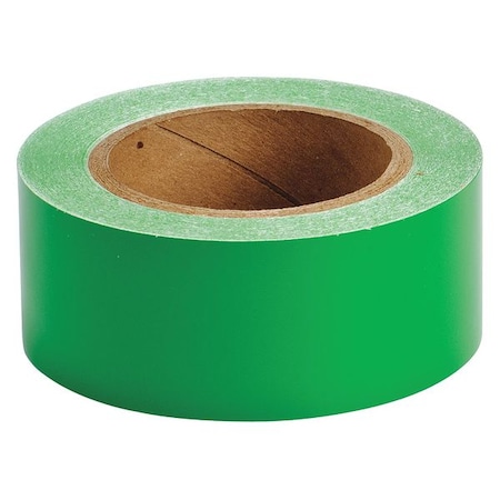 Pipe Marking Tape, Grn, 2in W, 90ft Roll L MPN:55263