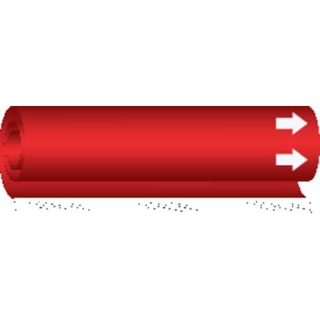 Pipe Marker, (Blank), Red, 1/2 to 1-3/8 In MPN:5602-O