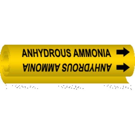 Pipe Mrkr, Anhydrous Ammonia, 1/2to1-3/8In MPN:5631-O