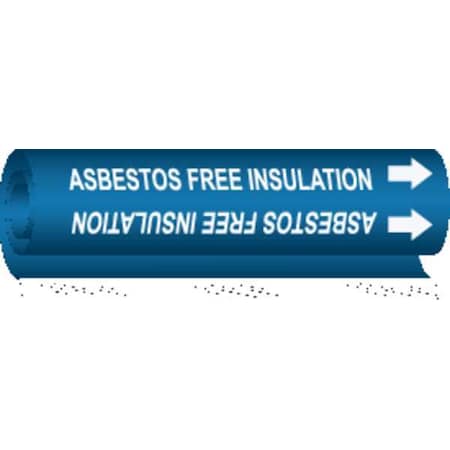 Pipe Marker, Asbestos Free Insulation, 5632-I MPN:5632-I