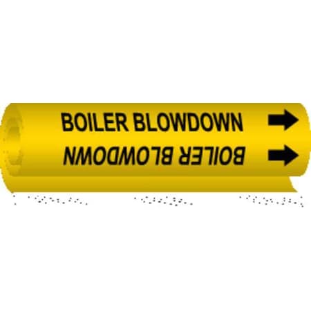 Pipe Mrkr, Boiler Blow Down, 1/2to1-3/8 In MPN:5636-O