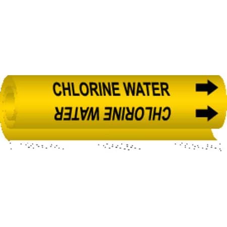 Pipe Marker, Chlorine Water, 5653-O MPN:5653-O