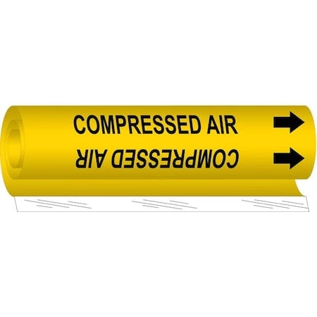 Pipe Marker, Compressed Air, 1/2to1-3/8 In MPN:5661-O