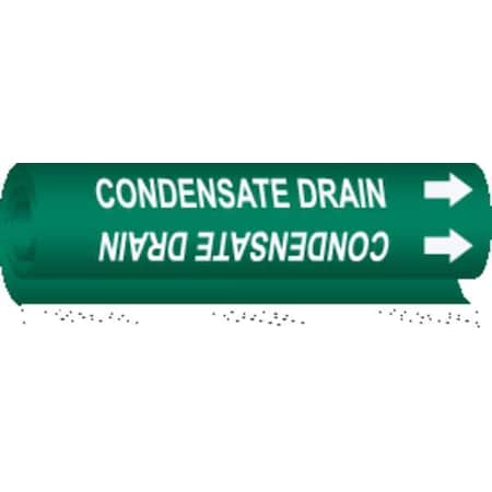 Pipe Mrkr, Condensate Drain, 1/2to1-3/8 In MPN:5663-O