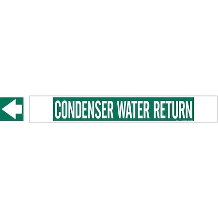Pipe Marker, Condenser Water Return, Green, 5665-HPHV MPN:5665-HPHV