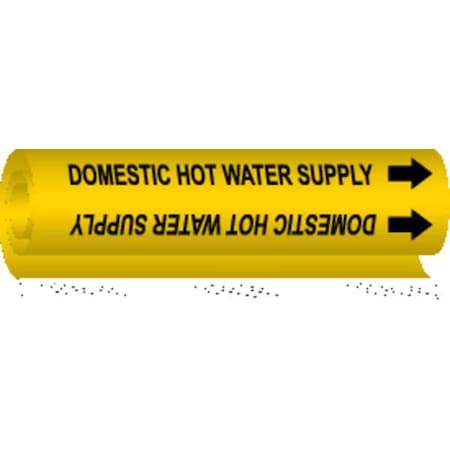 Pipe Marker, Domestic Hot Water Supply, 5677-I MPN:5677-I
