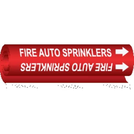 Pipe Marker, Fire Auto Sprinklers, 5686-O MPN:5686-O