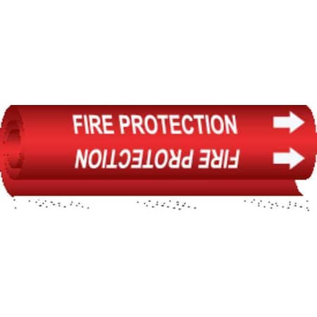 Pipe MarkeFire Protection, 1/2to1-3/8 In MPN:5688-O