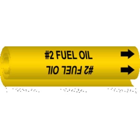 Pipe Marker, No. 2 Fuel Oil, 5693-I MPN:5693-I