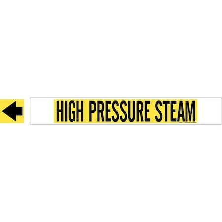 Pipe Mrkr, High Pressure Steam, 8In orGrtr, 5706-HPHV MPN:5706-HPHV